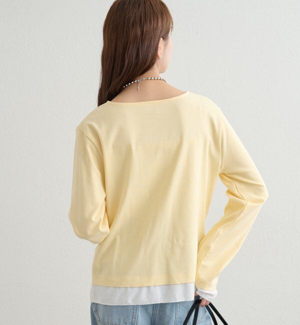  「配色カットソー」|Tシャツ・カットソー|