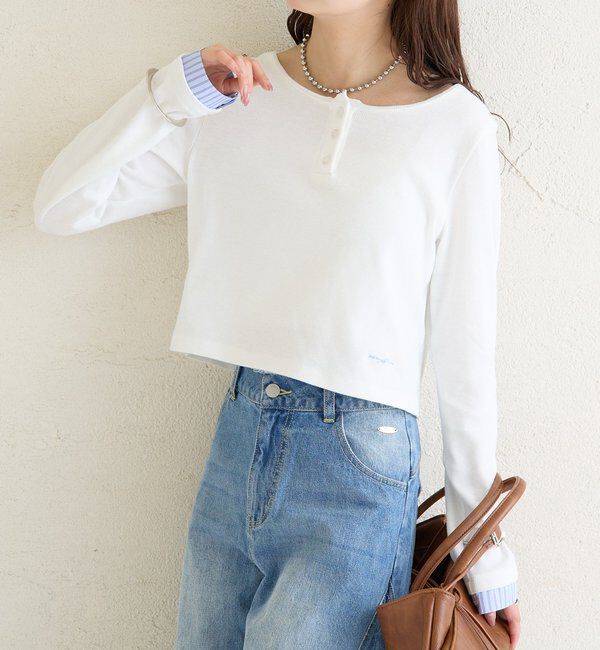  「ヘンリーネックチビロンT」|Tシャツ・カットソー|