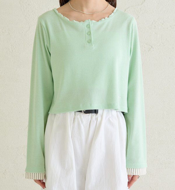  「ヘンリーネックチビロンT」|Tシャツ・カットソー|