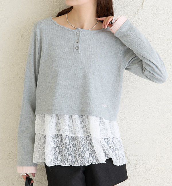  「ヘンリーネックチビロンT」|Tシャツ・カットソー|