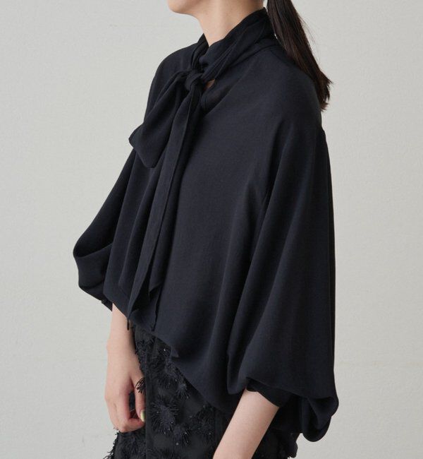  「【Atelier N5/アトリエヌメロサンク】シフォンボウタイブラウス」|シャツ・ブラウス|