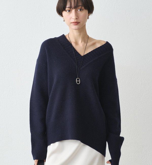  「ウール100Vニット」|ニット・セーター|