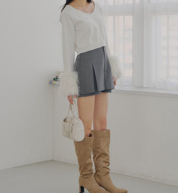  「ロングスラウチーブーツ」|ロングブーツ|