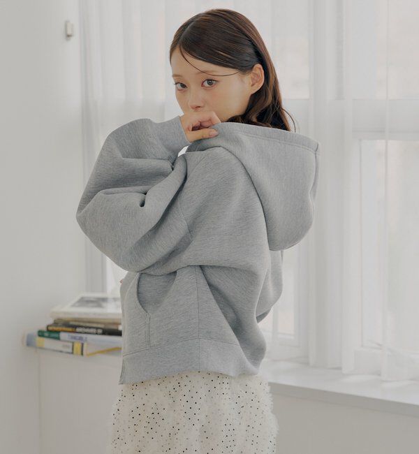  「【セットアップ対応】Wジップボリュームスリーブフードパーカー」|パーカー|