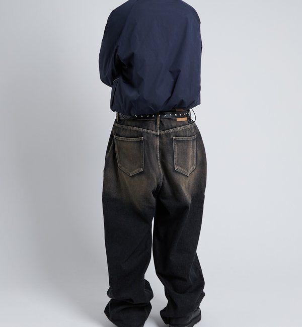  「SLASH POCKET BLAST WIDE DENIM」|デニム|
