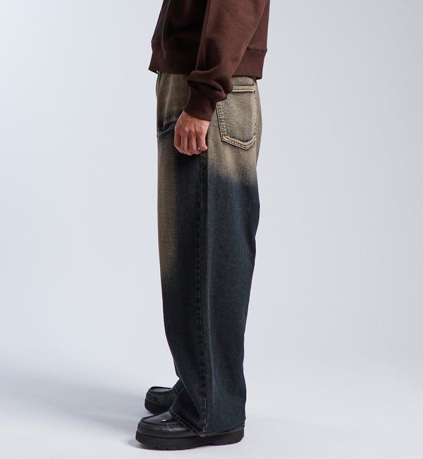  「SLASH POCKET BLAST WIDE DENIM」|デニム|