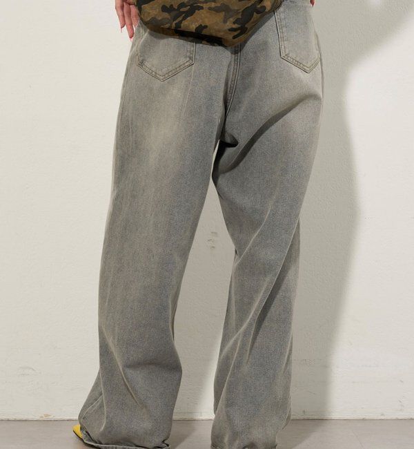  「SLASH POCKET BLAST WIDE DENIM」|デニム|