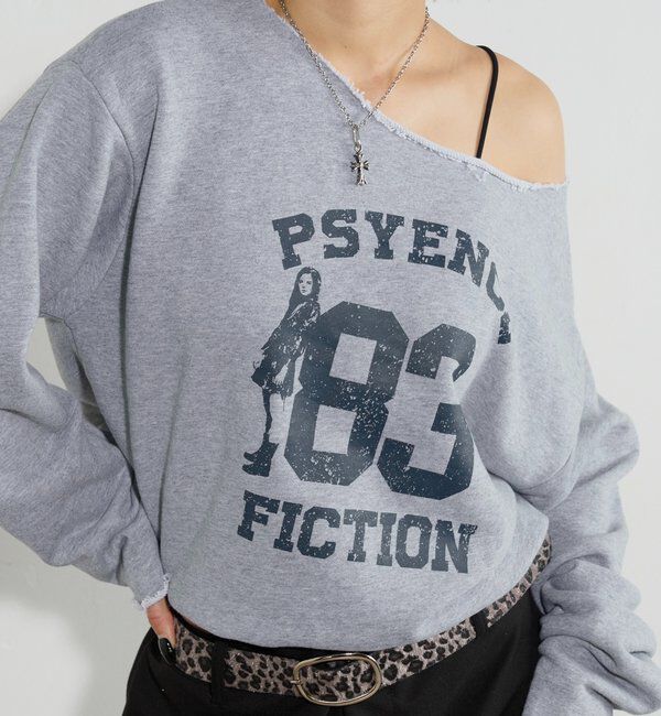  「ELLIOTT NUMBERIHG ONE-SHOULDERSWEATSHIRT」|Tシャツ・カットソー|