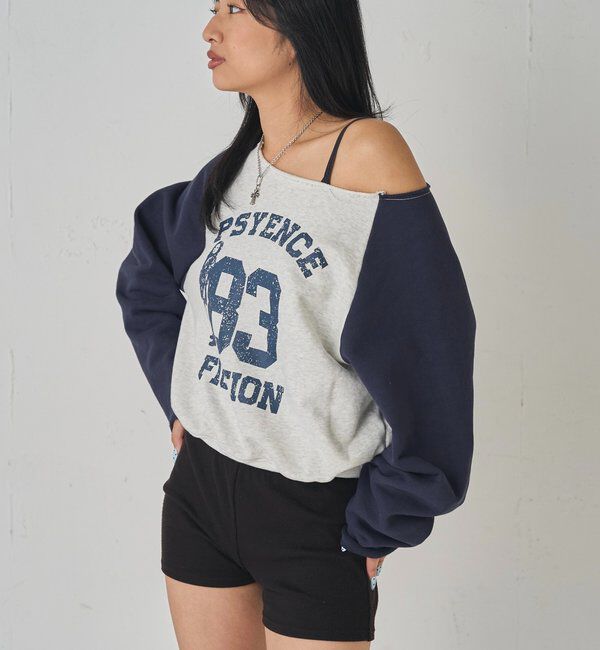  「ELLIOTT NUMBERIHG ONE-SHOULDERSWEATSHIRT」|Tシャツ・カットソー|