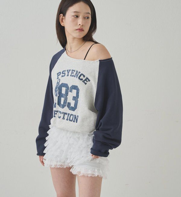  「ELLIOTT NUMBERIHG ONE-SHOULDERSWEATSHIRT」|Tシャツ・カットソー|