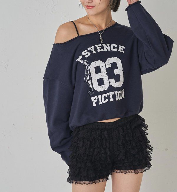  「ELLIOTT NUMBERIHG ONE-SHOULDERSWEATSHIRT」|Tシャツ・カットソー|