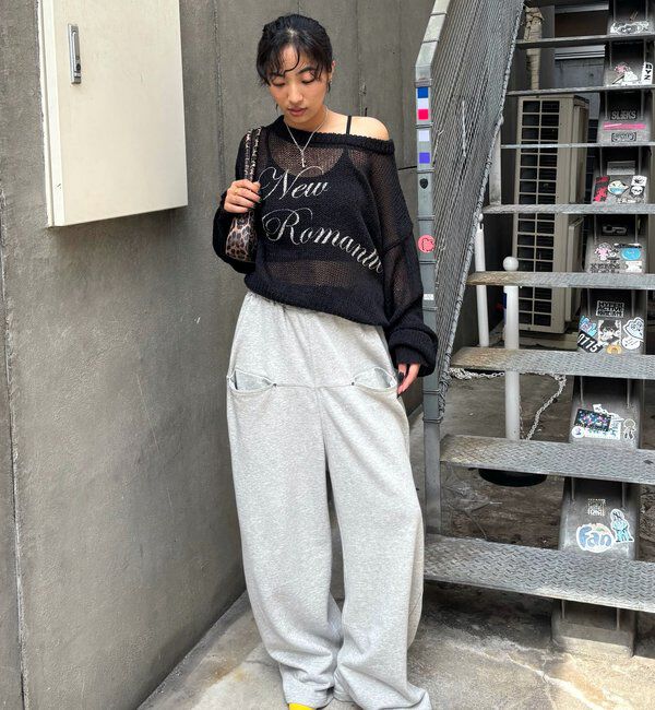  「シアーロゴニット」|ニット・セーター|