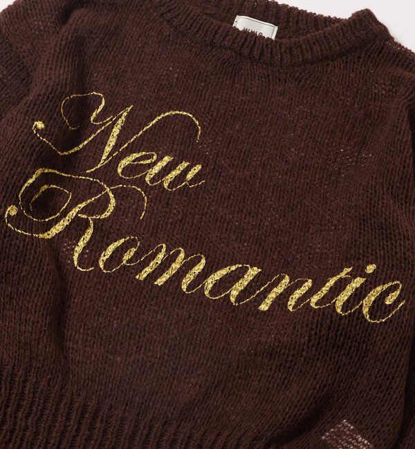  「シアーロゴニット」|ニット・セーター|