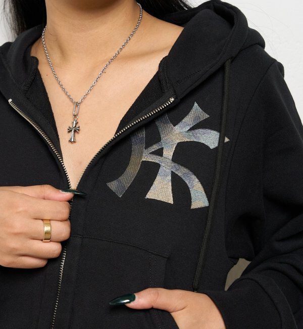  「【KOOKY'N/クーキー】KY LOGOZIPHOODIE」|パーカー|