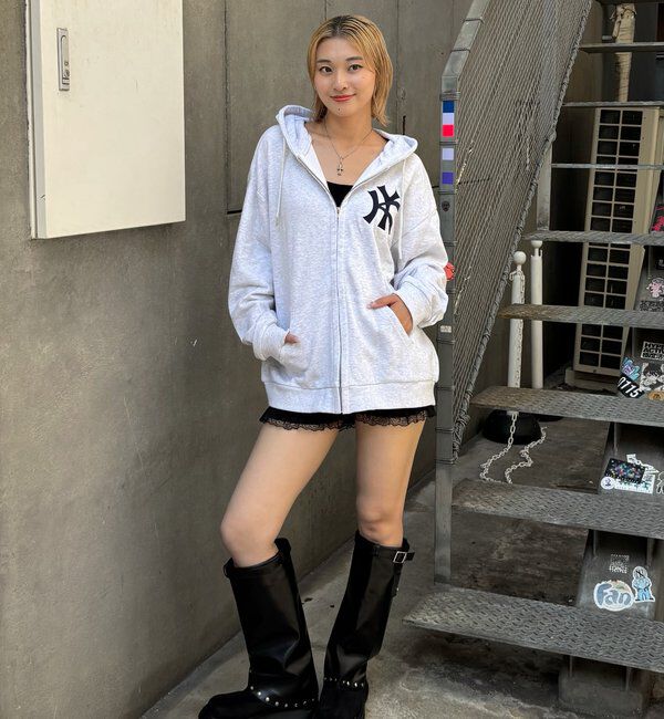  「【KOOKY'N/クーキー】KY LOGOZIPHOODIE」|パーカー|