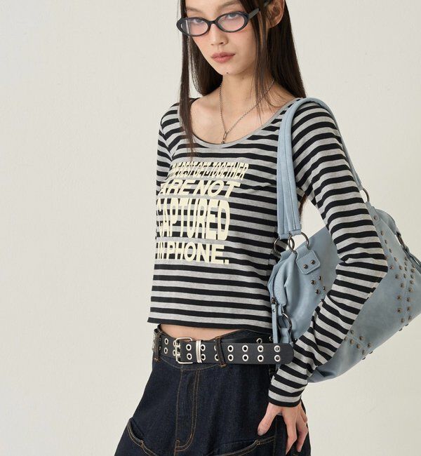  「【WEB限定】MESSAGE TOPS」|Tシャツ・カットソー|