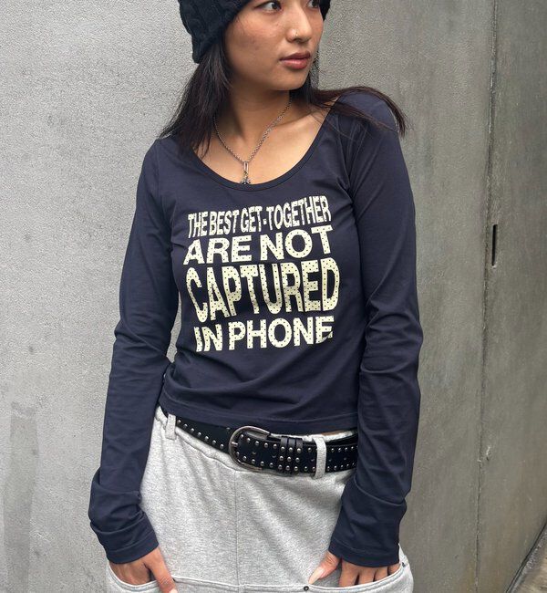  「【WEB限定】MESSAGE TOPS」|Tシャツ・カットソー|