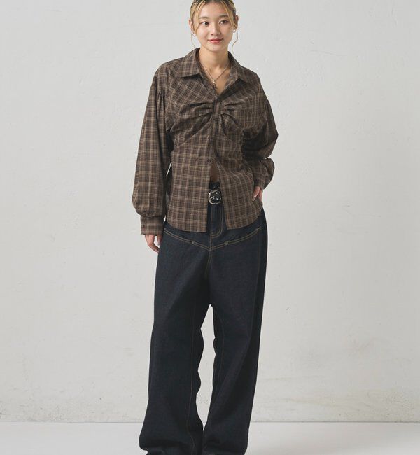  「パフスリーブダーツシャツ」|シャツ・ブラウス|