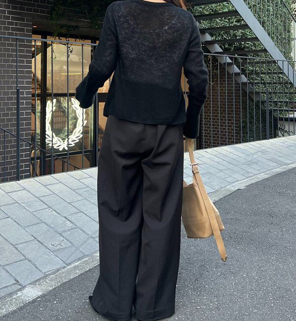  「テンセルウールホックカーディガン」|カーディガン|