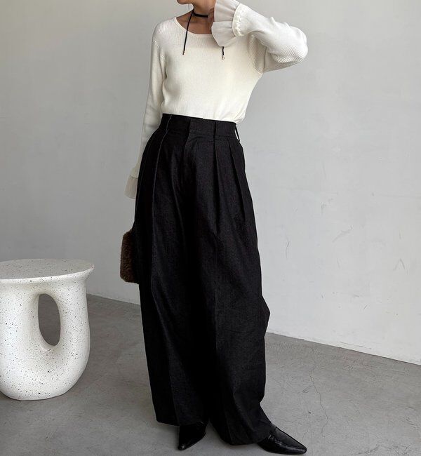  「フレアカフスニット」|ニット・セーター|