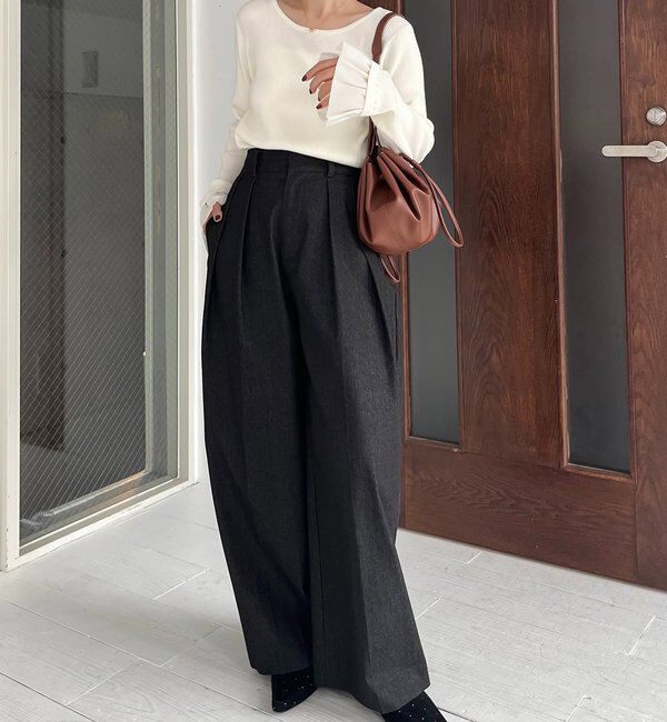  「フレアカフスニット」|ニット・セーター|