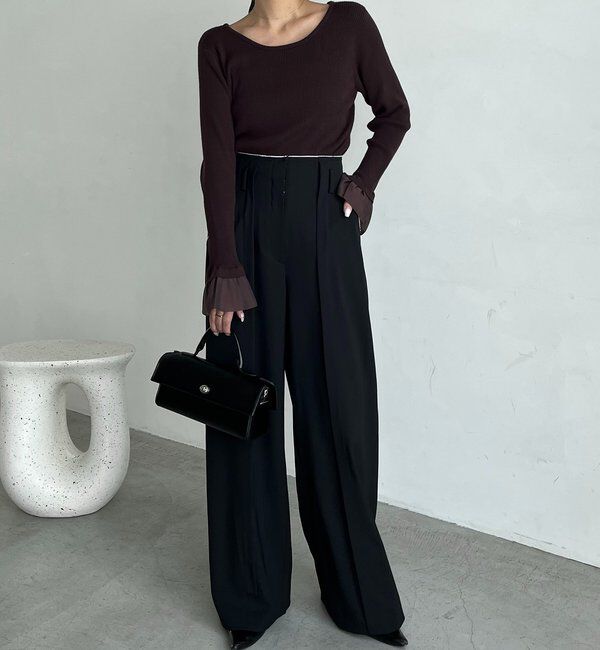  「フレアカフスニット」|ニット・セーター|