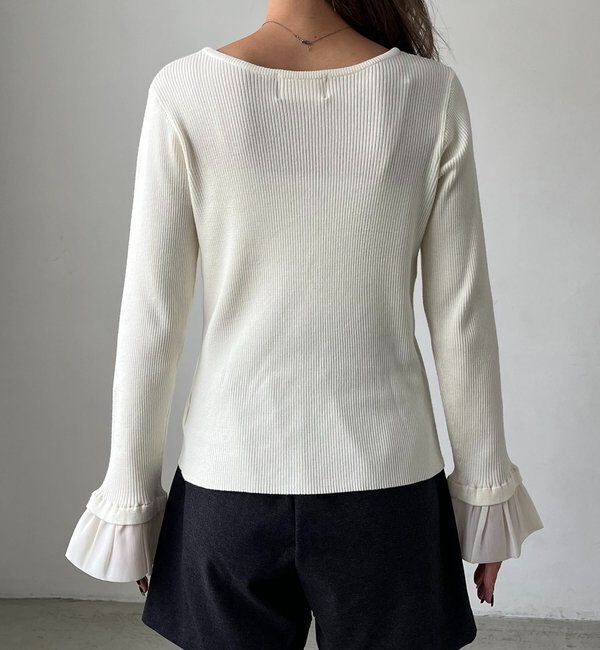  「フレアカフスニット」|ニット・セーター|