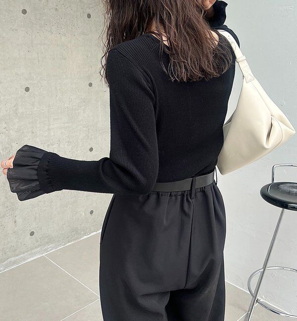  「フレアカフスニット」|ニット・セーター|