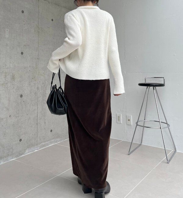  「ビアードカラーニット」|カーディガン|