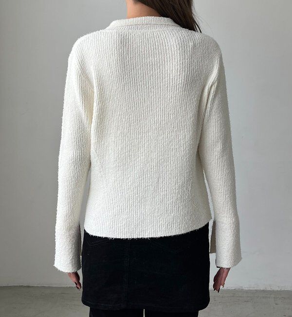  「ビアードカラーニット」|カーディガン|