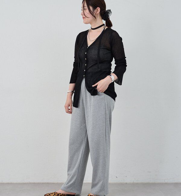  「【インフルエンサー＠komorin_コラボ】チョーカーリブカーディガン」|カーディガン|