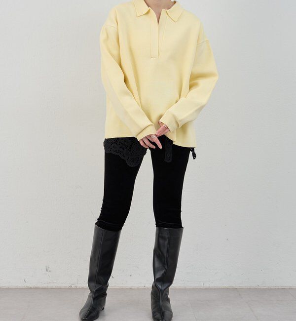  「スキッパーラガーニット」|ニット・セーター|