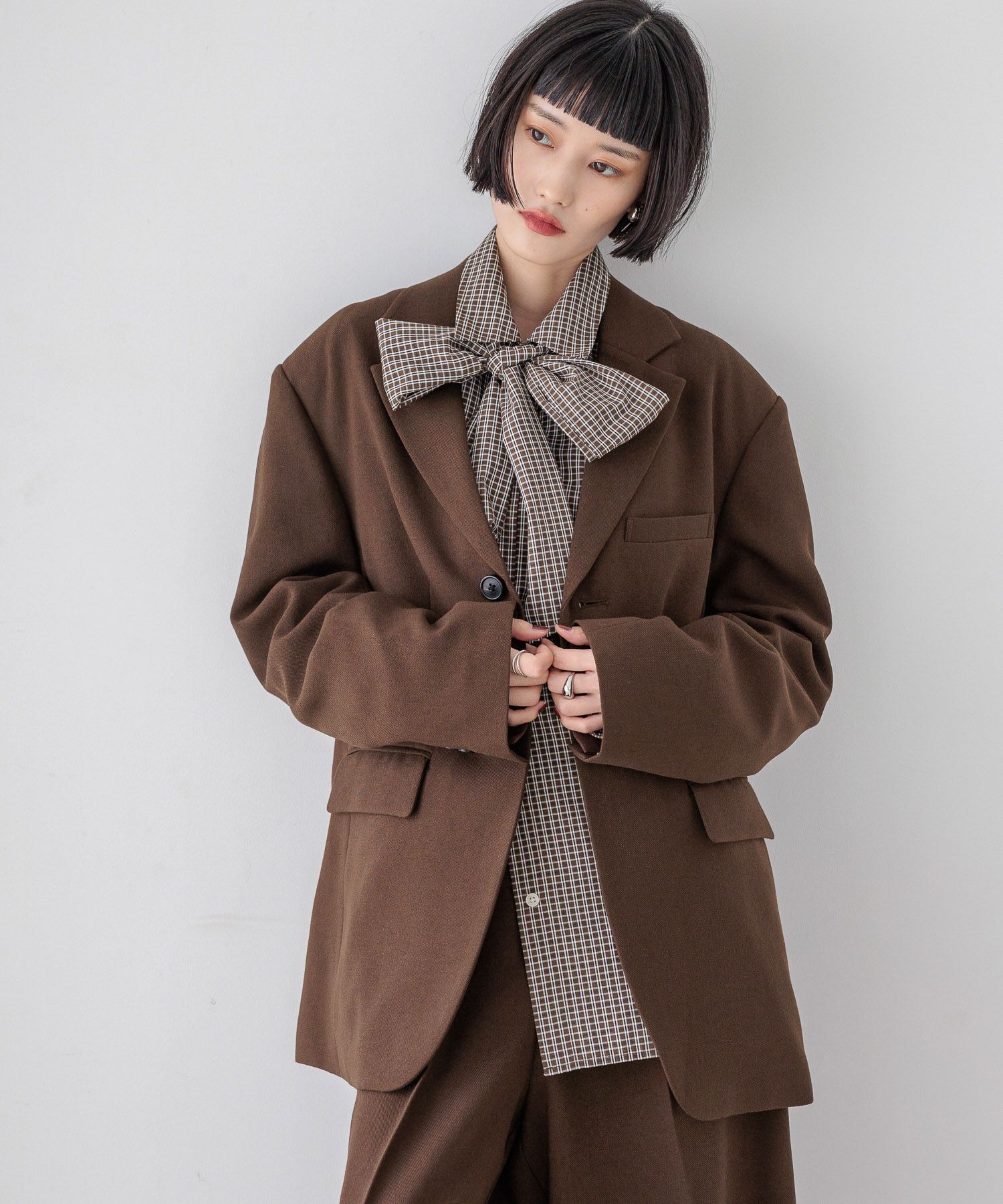 LOWRYS FARM「ＴＲシングルジャケット」|テーラードジャケット|