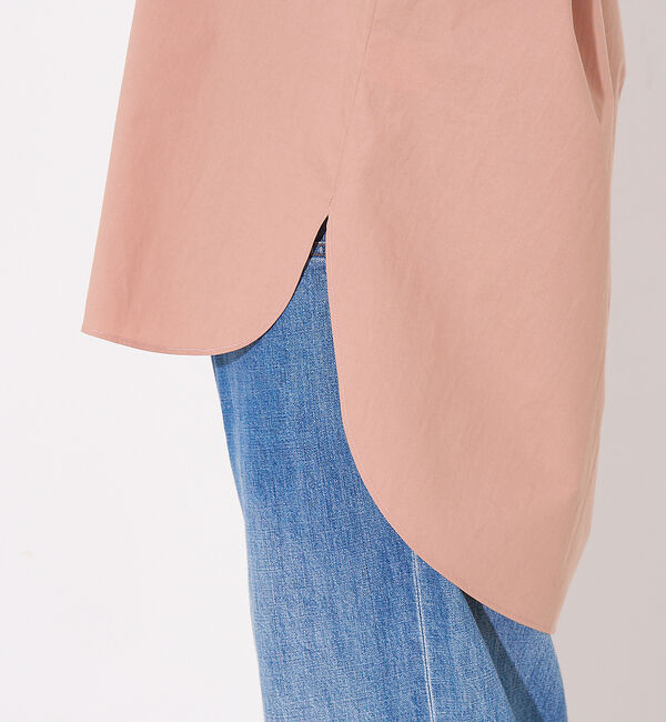 collex「オフスタンドカラーコットンブラウス」|シャツ・ブラウス|