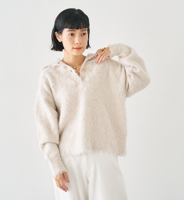 collex「ヘアリースキッパープルオーバー」|ニット・セーター|