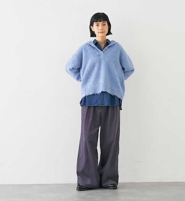 collex「ヘアリースキッパープルオーバー」|ニット・セーター|
