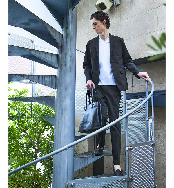 ABAHOUSE「【上下2点セット/セットアップ対応】COOL DRY MAX セットアップ /」|スーツ|ブラック