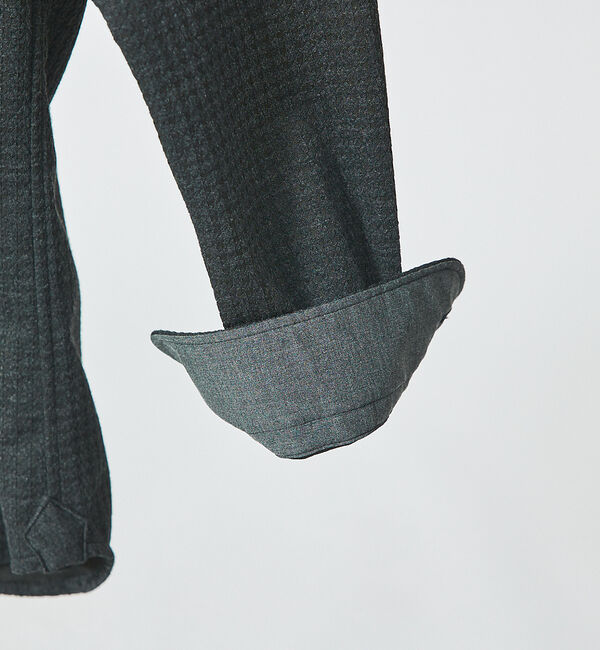 ABAHOUSE「【FLEX SHIRTS】千鳥柄フクレガジャガード ジャージシャツ」|シャツ・ブラウス|