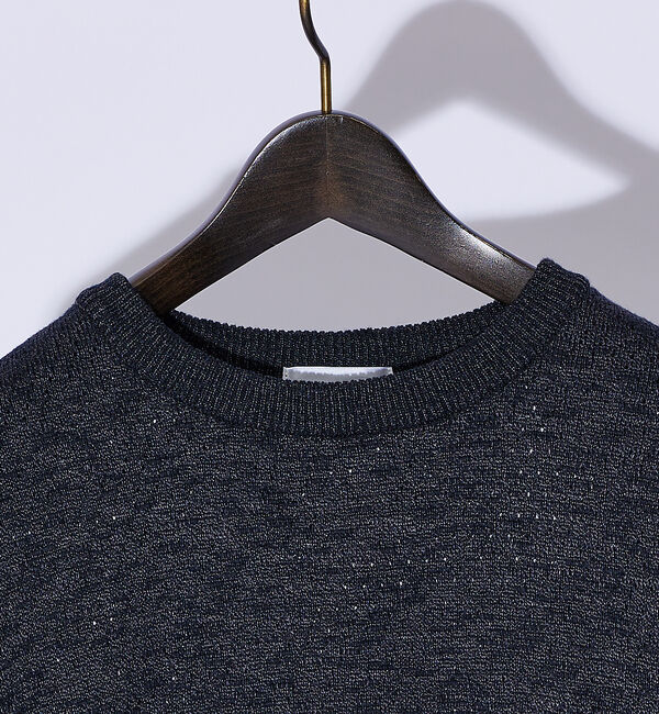 ABAHOUSE「メッシュニット スラブTシャツ / シアー素材」|Tシャツ・カットソー|