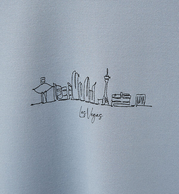 ABAHOUSE「【CITY】刺繍 ポンチ 半袖Tシャツ」|Tシャツ・カットソー|