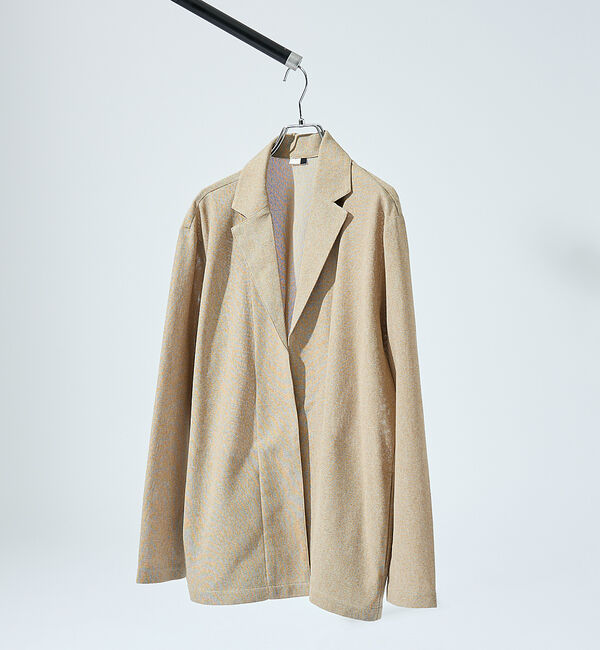 ABAHOUSE「【シアー素材】SHARIR JERSEY ラペル カーディガン / 吸水速乾 軽」|カーディガン|