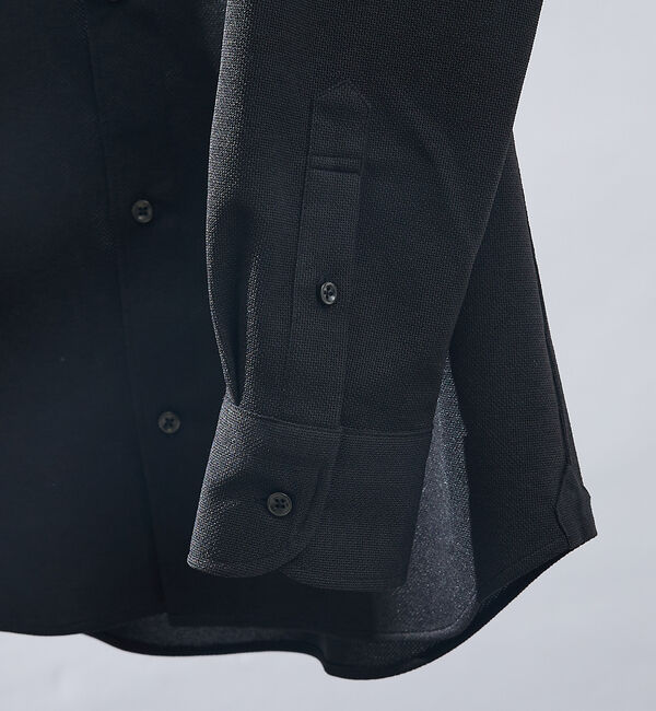 ABAHOUSE「【ON/OFF兼用】MESH JERSEY ボタンダウンシャツ / FLEX S」|シャツ・ブラウス|