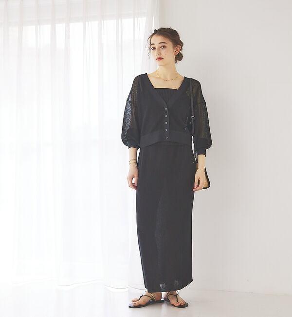 Rouge vif「【セットアップ対応】ストレートニットスカート」|スカート|