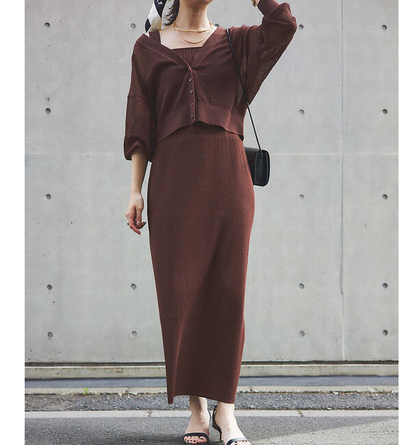 Rouge vif「【セットアップ対応】ストレートニットスカート」|スカート|