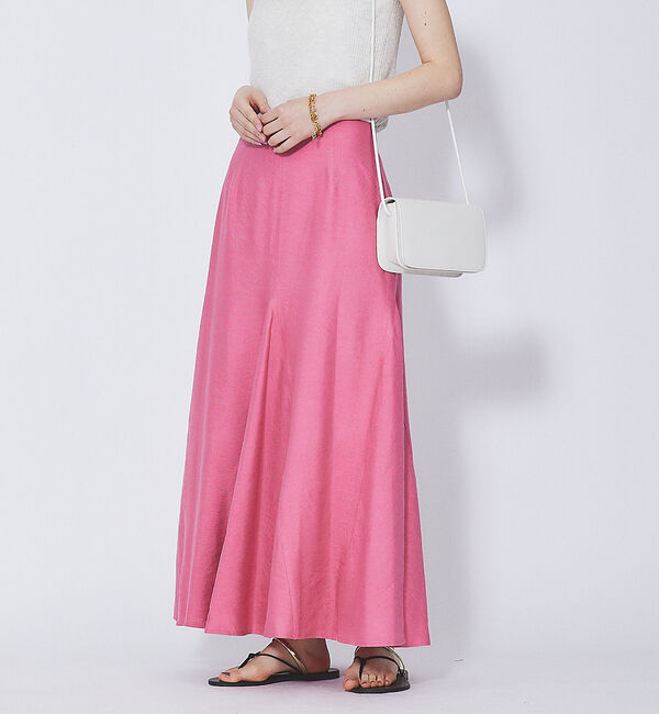 Rouge vif「レーヨンリネンフレアスカート」|スカート|