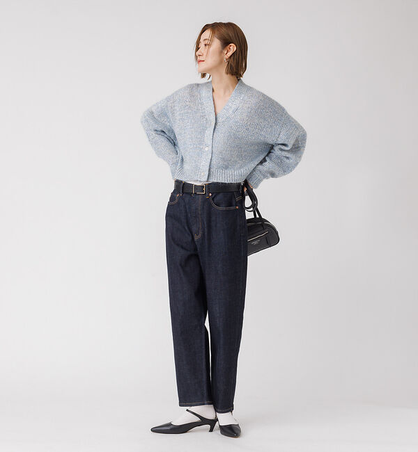 Rouge vif「ラメ&times;モヘアニット カーディガン」|カーディガン|