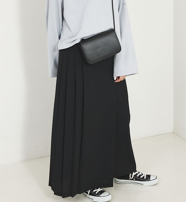 Rouge vif「【セットアップ対応】ラッププリーツボタンスカート」|スカート|