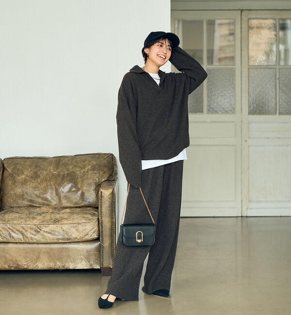 Rouge vif「【セットアップ対応】ゆるニットパンツ」|その他|