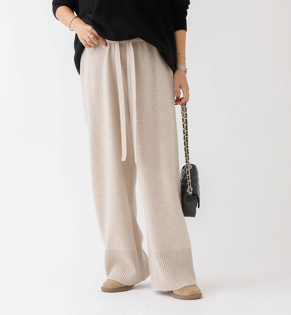 Rouge vif「【セットアップ対応】ゆるニットパンツ」|その他|