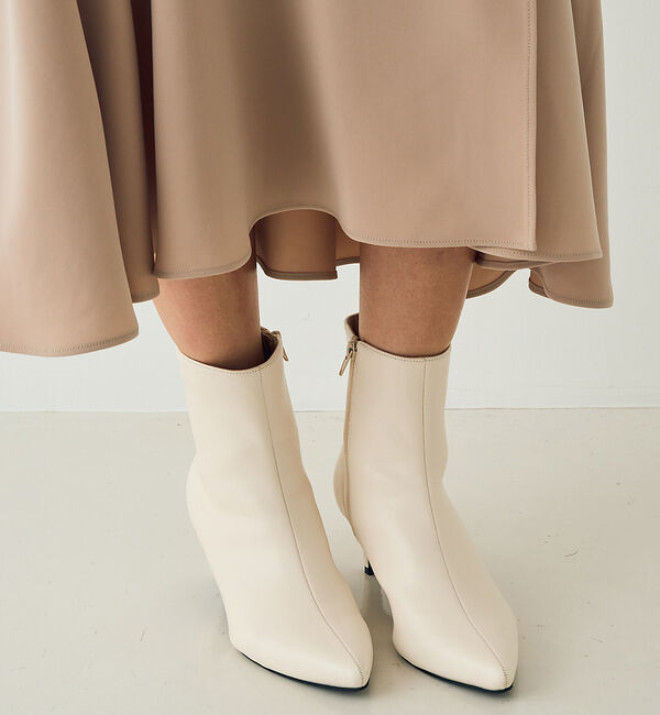 Rouge vif「【一部店舗限定】ポインテッドトゥ ショートブーツ(6cm)」|ショートブーツ|